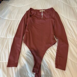 Long Sleeve Mauve Bodysuit